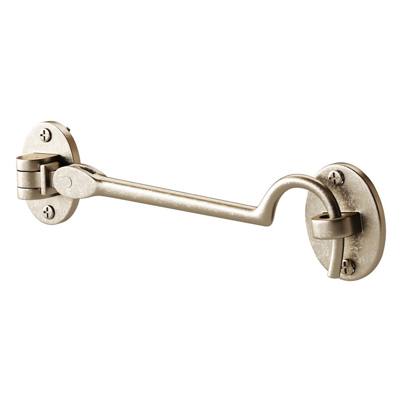 Oil Rubbed Bronze Finish Solid Brass Swivel Pivot Style Cabin Eyelet Latches - Image 6