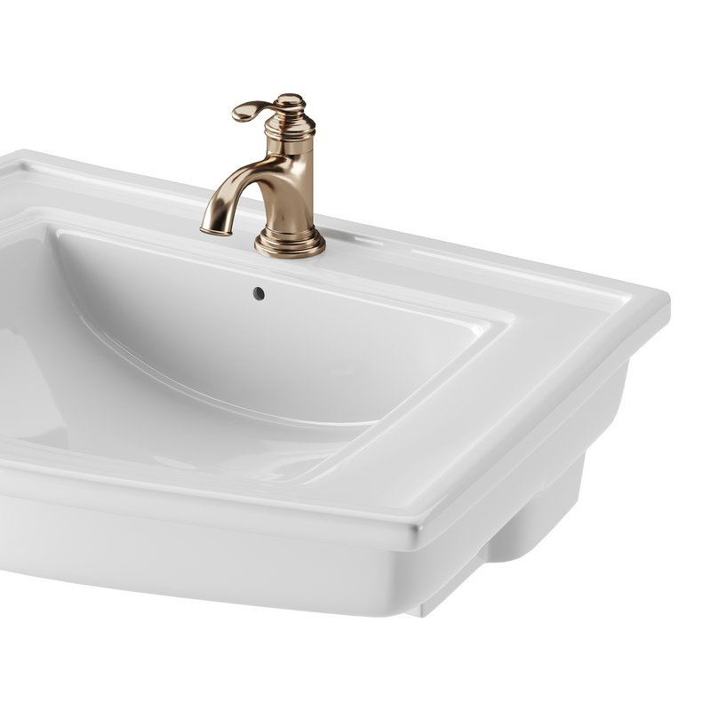 Florence Wall Mount Bathroom Vessel Sink - Image 6