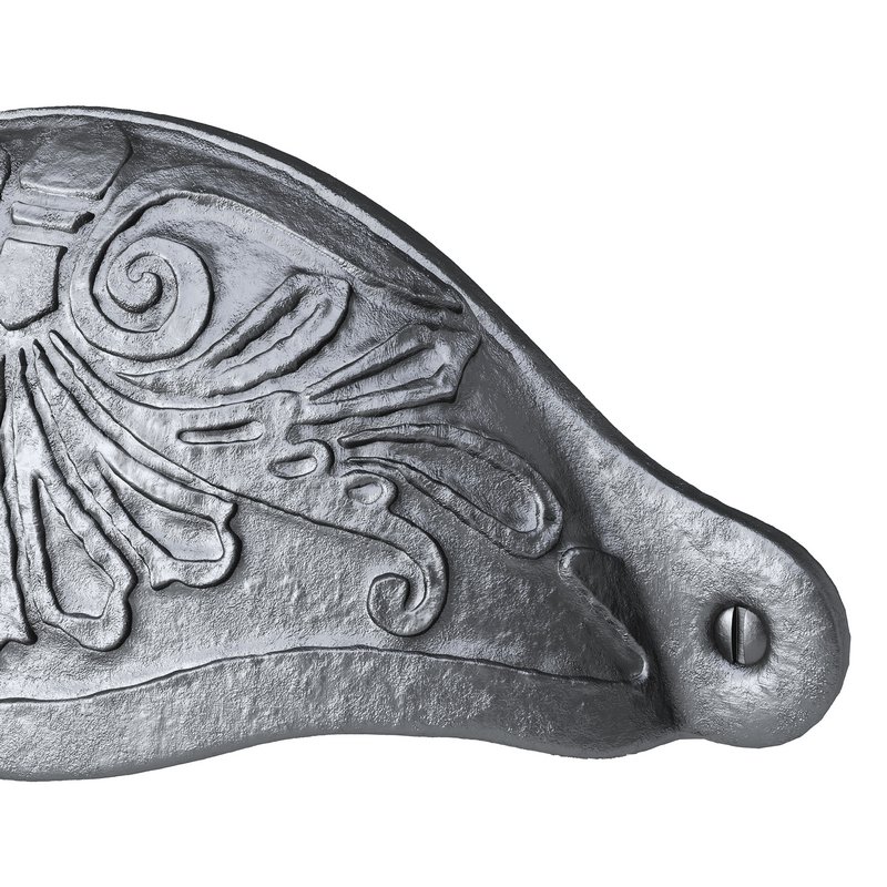 Cabinet or Drawer Bin Pull Black Iron Cup - Image 7