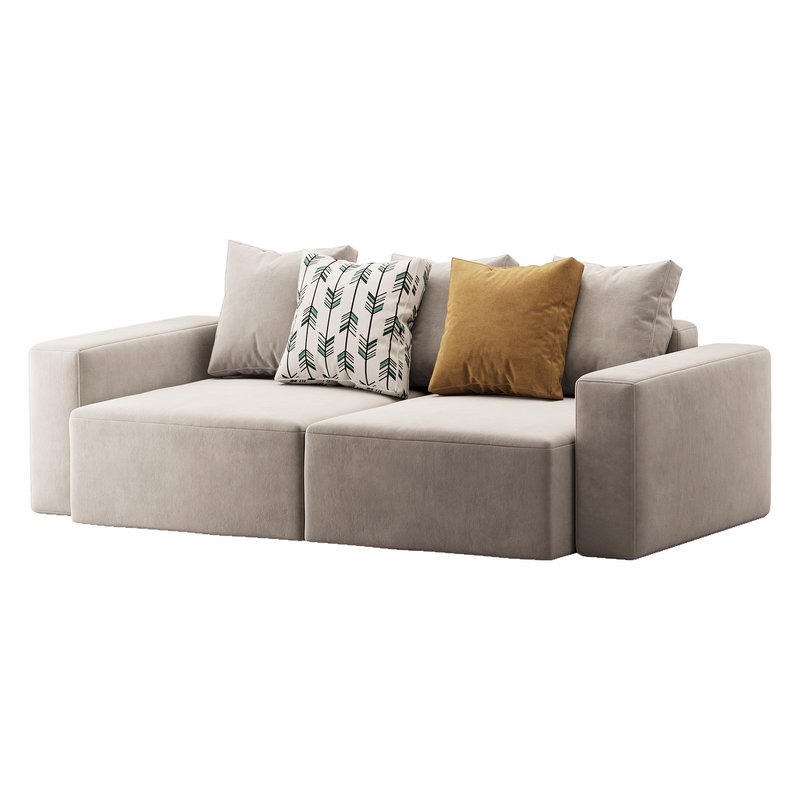 Vincent Navy Blue Retractable Sofa - Image 5
