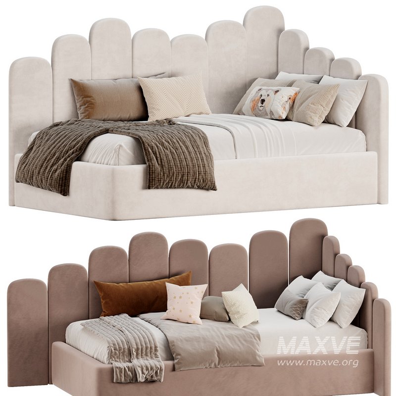 Corner bed Bambini kids multi level - Image 4