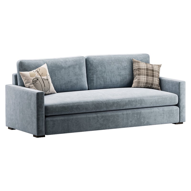 Benjara 86 Inch Fabric Upholstered Sofa - Image 5