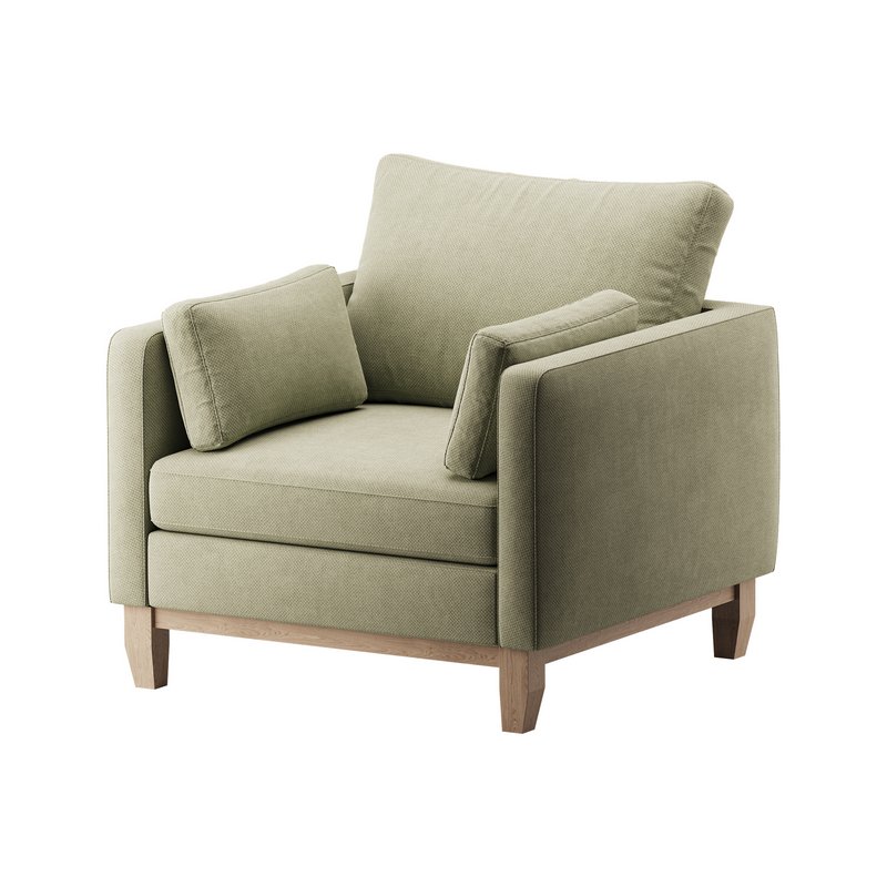 Modern Farmhouse Loose Pillow Armchair - Image 11
