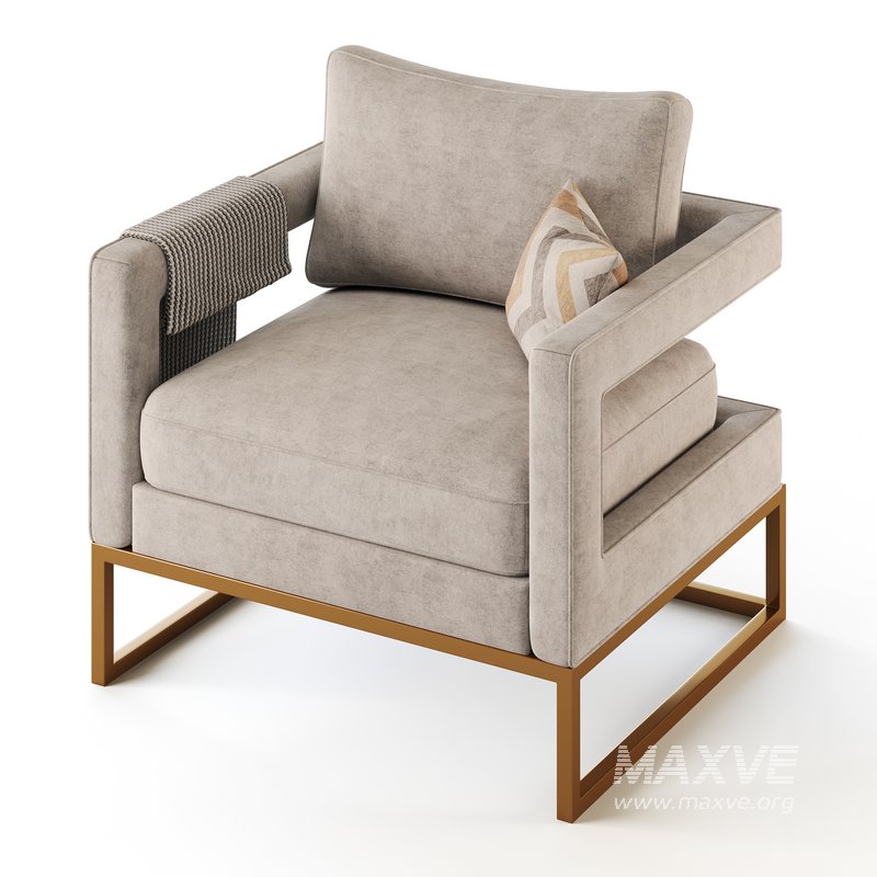 Avery Pink Velvet Chair With - Image 11