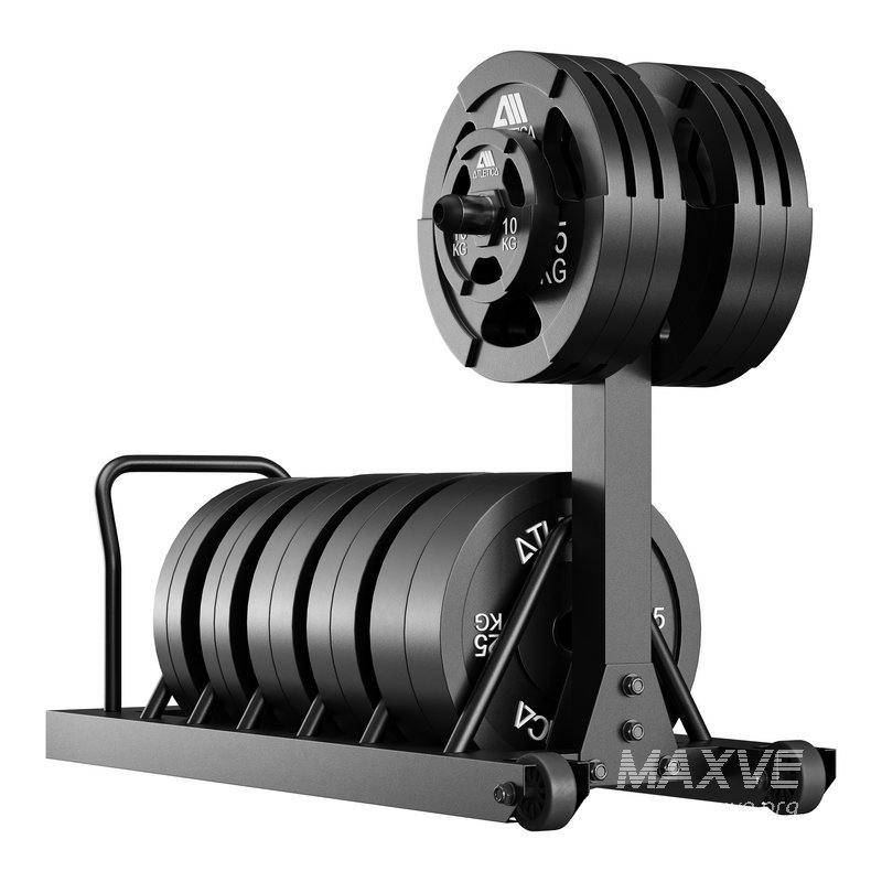 Tusker mobile weight plate rack - Image 7
