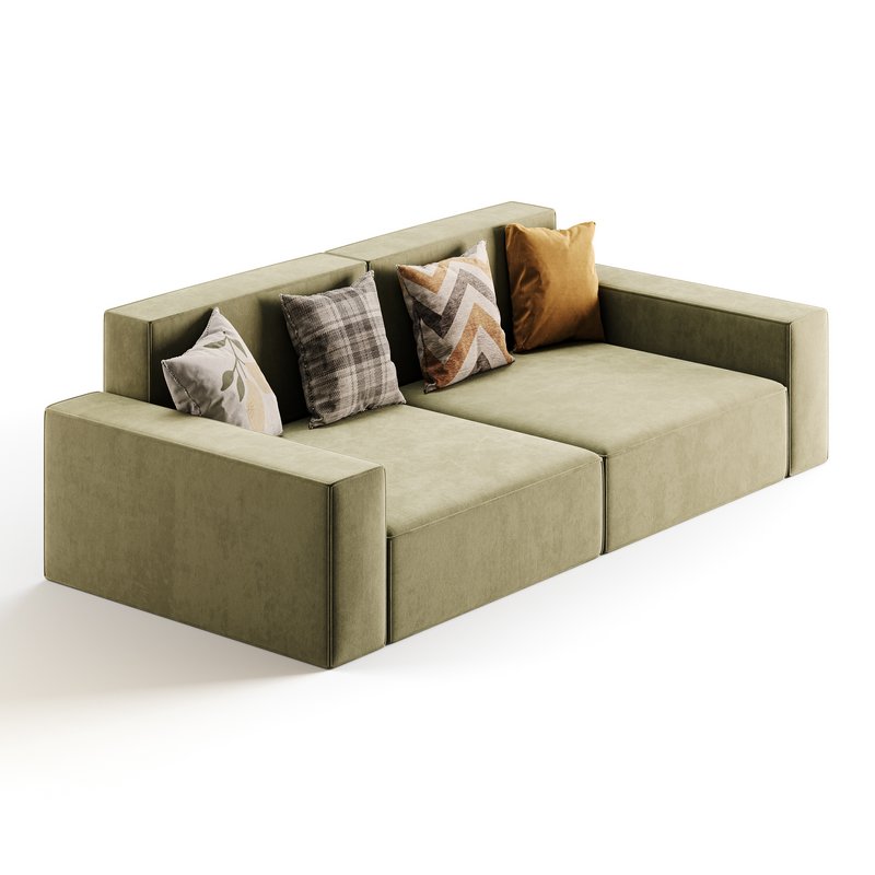 Living Spaces Use Sofa Couch in Grey - Image 7