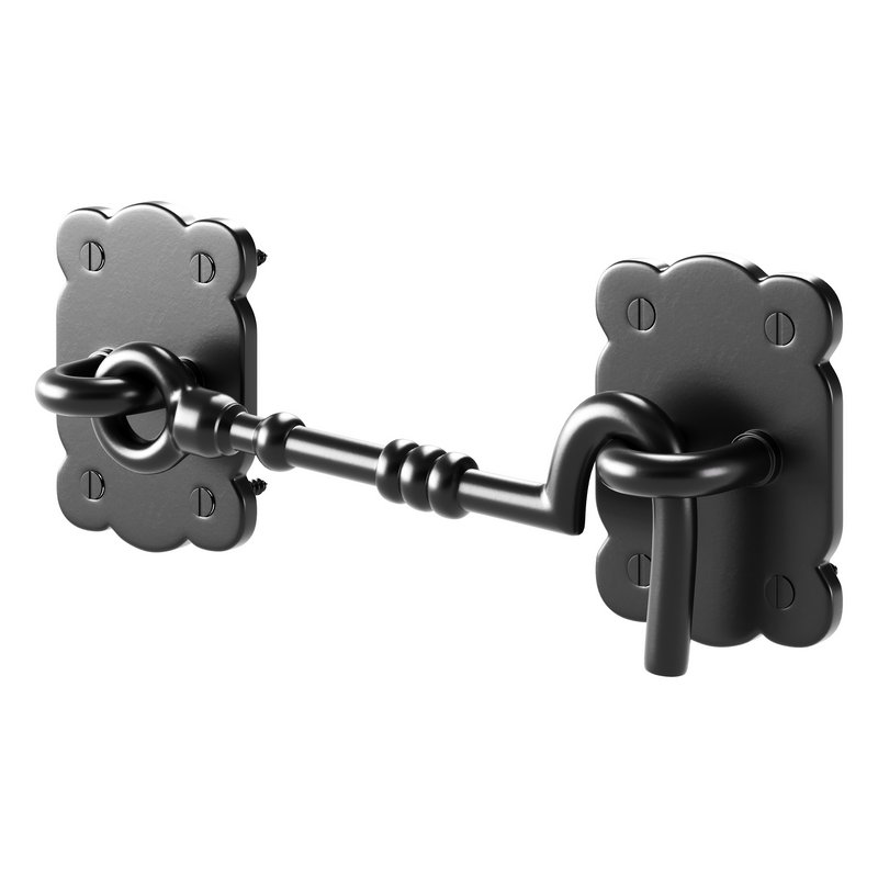 Black Door Latch Lock - Image 8