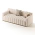 Room Simple Couch Chesterfield Fabric Sofa - Thumbnail 7