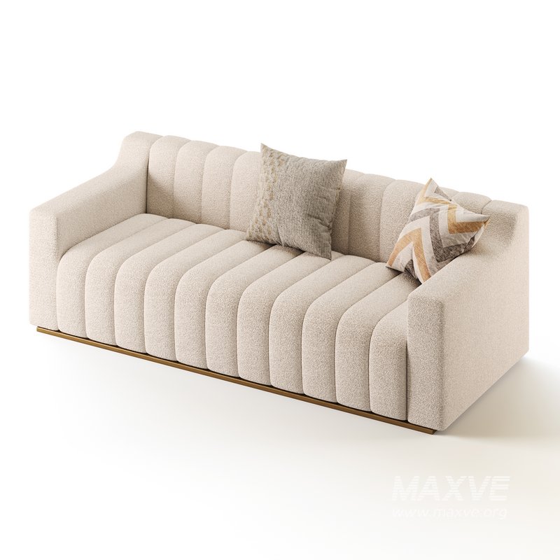 Room Simple Couch Chesterfield Fabric Sofa - Image 7