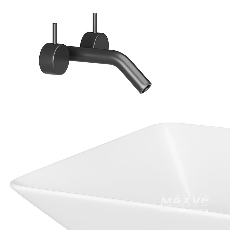 White Vessel Sink washbasin - Image 8