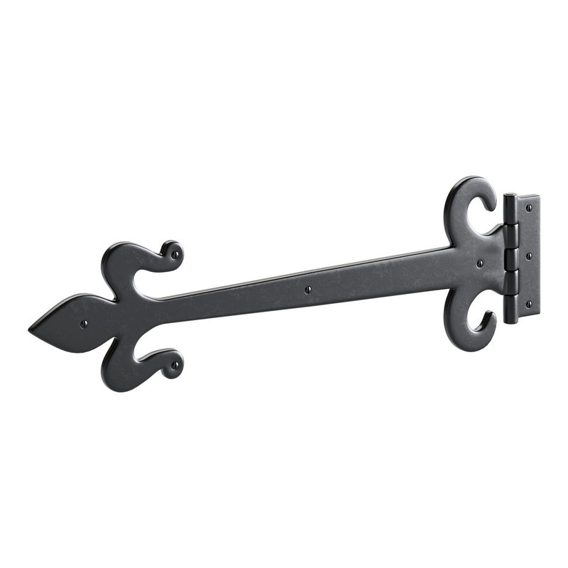 Wrought Iron Flush Mount Door Hinge - Image 9