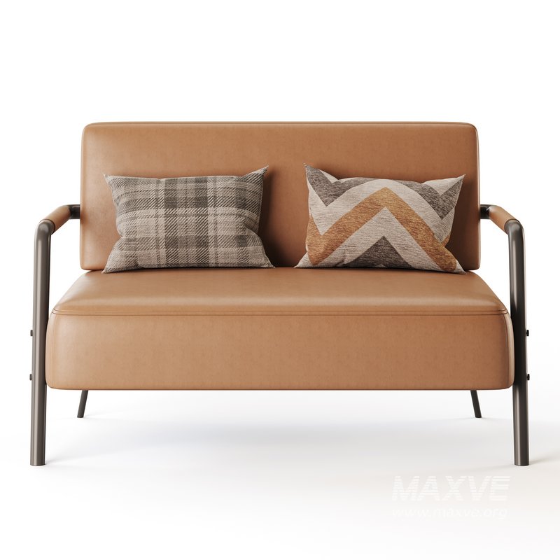 Casual Solid Color Living Room Loveseat in Grey - Image 10