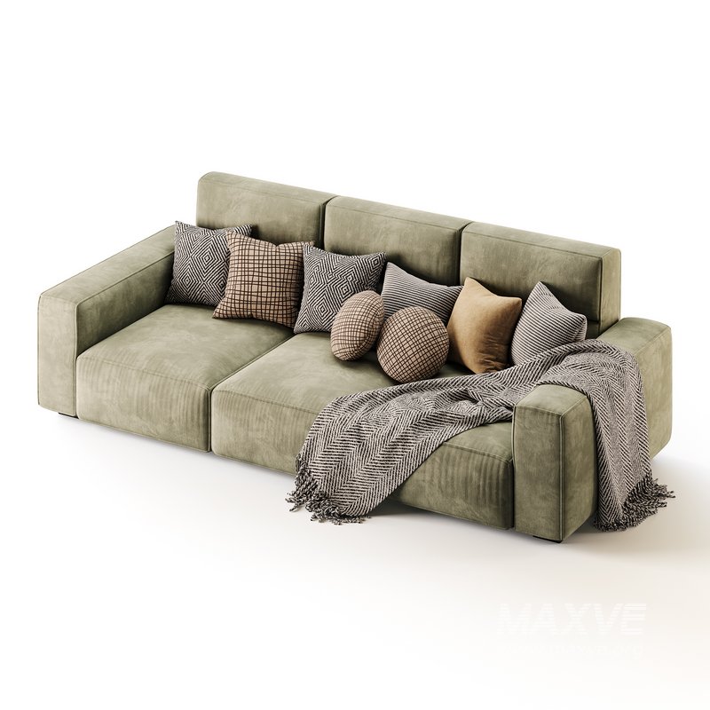 Beige Standard Sofa - Image 6