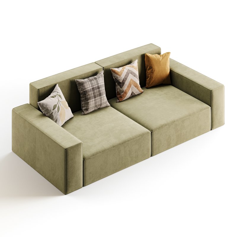 Living Spaces Use Sofa Couch in Grey - Image 8