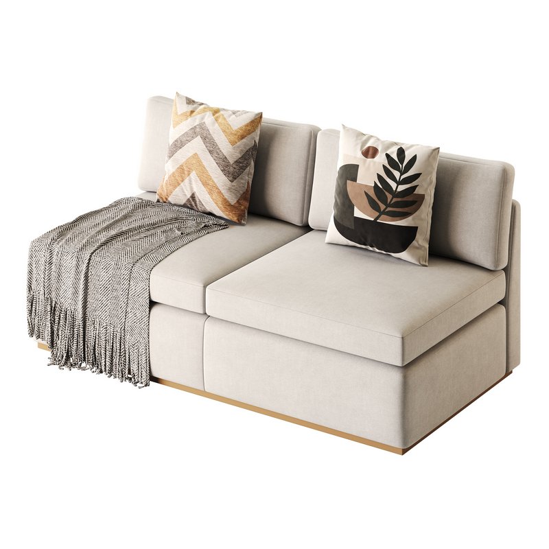 Haase Armless Sofa - Image 8