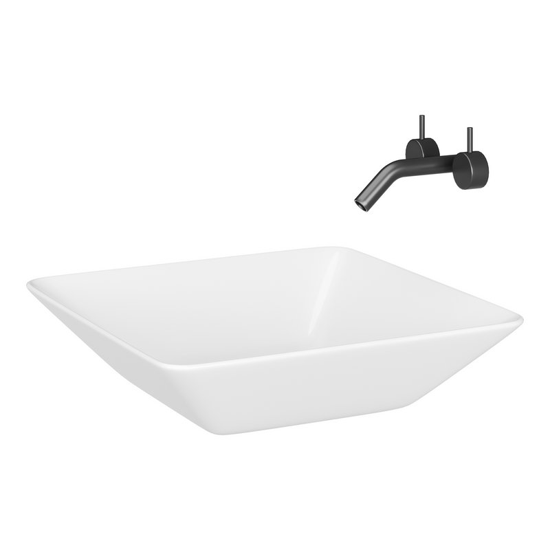 White Vessel Sink washbasin - Image 9