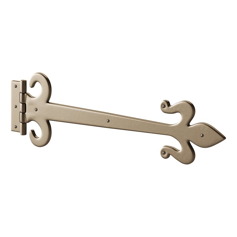 Wrought Iron Flush Mount Door Hinge - Image 8