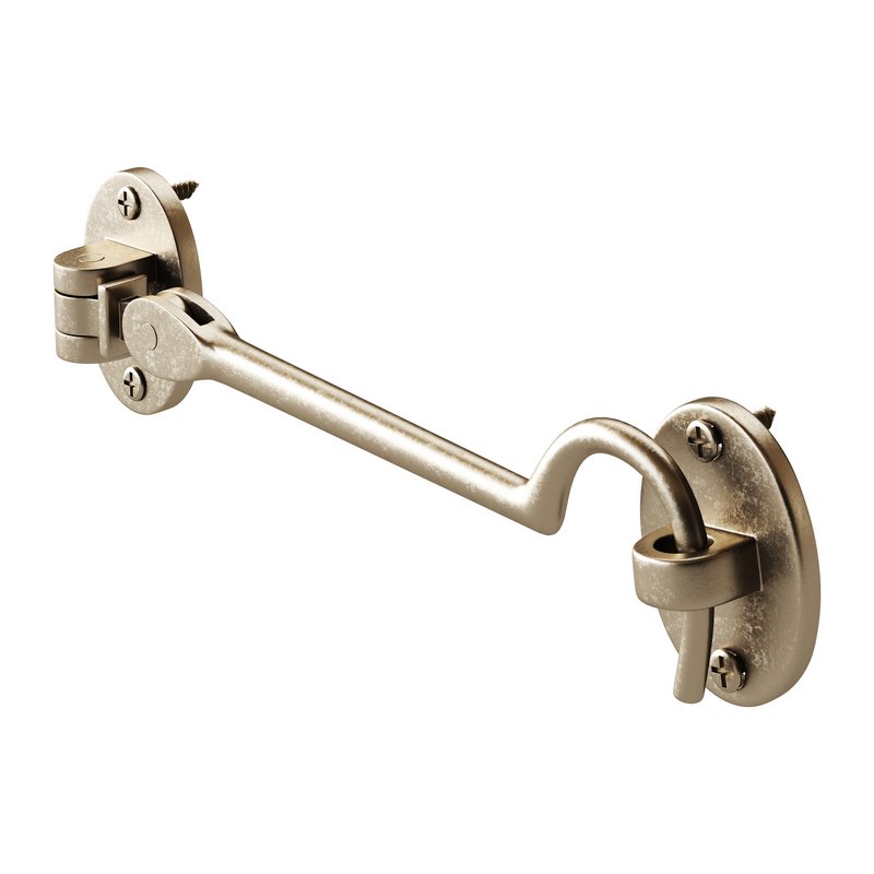 Oil Rubbed Bronze Finish Solid Brass Swivel Pivot Style Cabin Eyelet Latches - Image 11