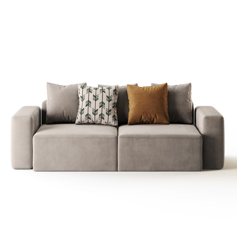 Vincent Navy Blue Retractable Sofa - Image 8