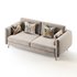 Contemporary Modern Grey 3-seater Sofa - Thumbnail 10
