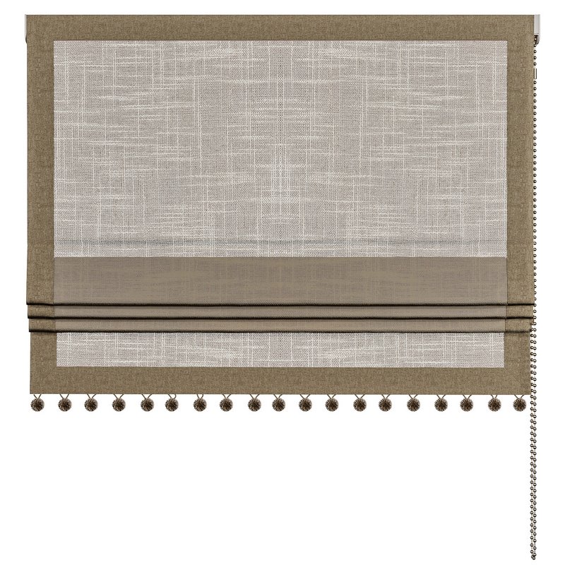 Roman curtain with pom pom - Image 3