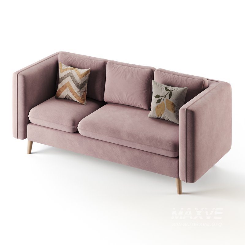 Sofa Couch with Ottoman - Image 12