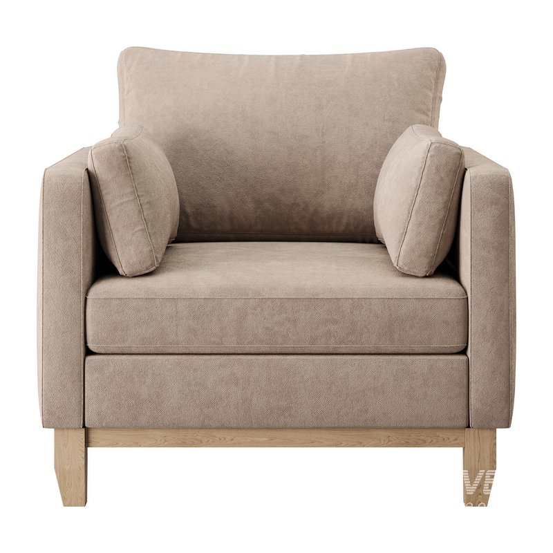 Modern Farmhouse Loose Pillow Armchair - Image 13