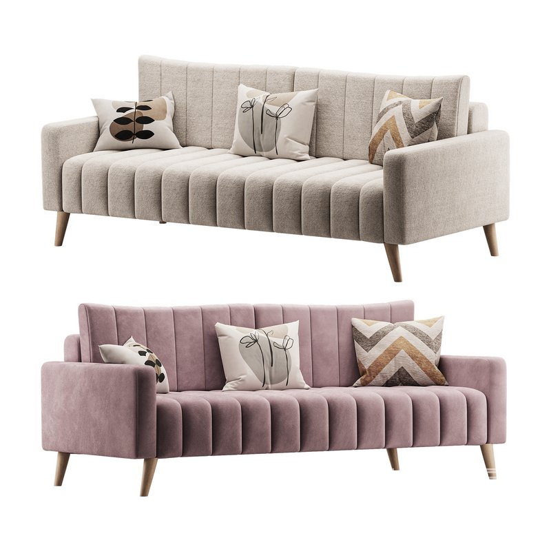 Sofa Markful Velvet Grey - Image 6