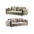 Contemporary Modern Grey 3-seater Sofa - Thumbnail 1