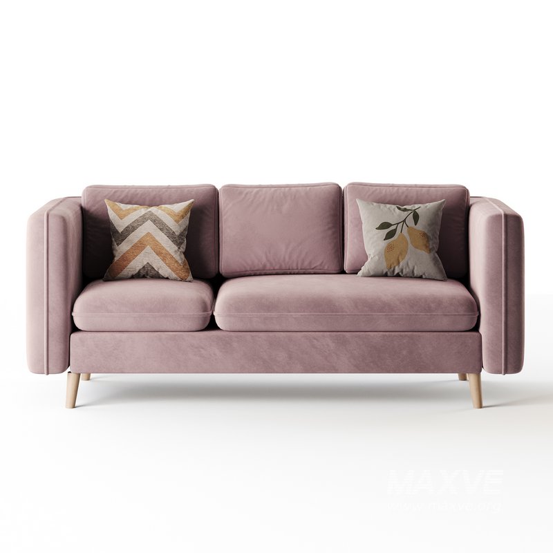 Sofa Couch with Ottoman - Image 11