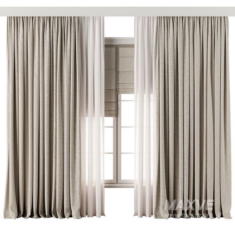 Curtain with tulle 46 - Image 1