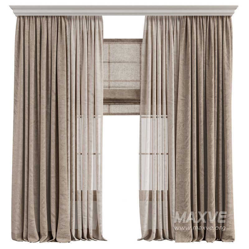 Curtain with Roman 56 - Image 1
