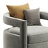 Kennedy Velvet Swivel Chair - Thumbnail 11