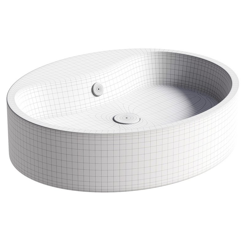 Furniture washbasin AM PM Func M8FWCC20561WG 56 cm white gloss - Image 2