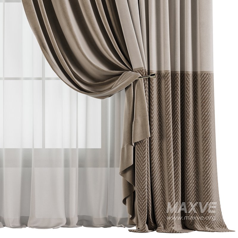 Curtain with tulle 40 - Image 2