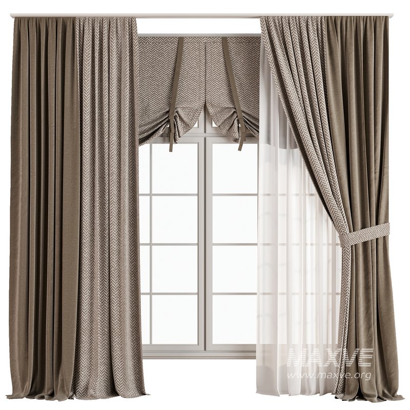 Curtain with tulle 33 - Image 2