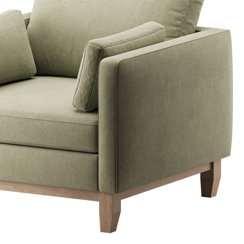 Modern Farmhouse Loose Pillow Armchair - Image 7
