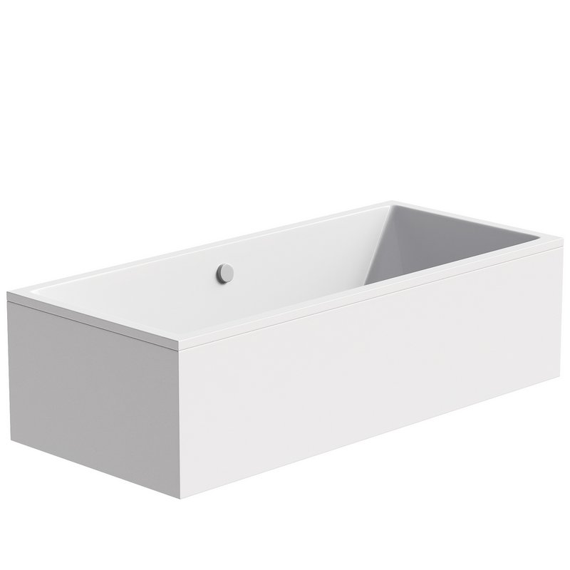 Acrylic bathtub Vagnerplast Cavallo 180×80 cm with legs ultra white - Image 2