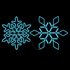 Snowflakes Neon - Thumbnail 1
