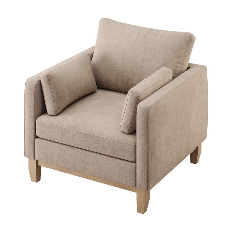 Modern Farmhouse Loose Pillow Armchair - Image 5