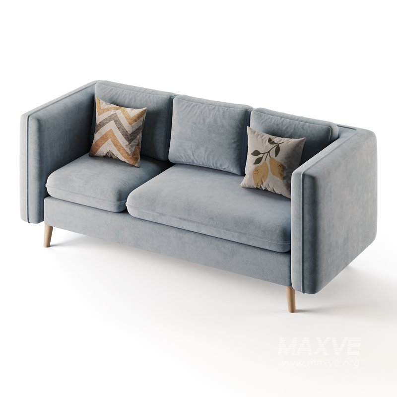 Sofa Couch with Ottoman - Image 10