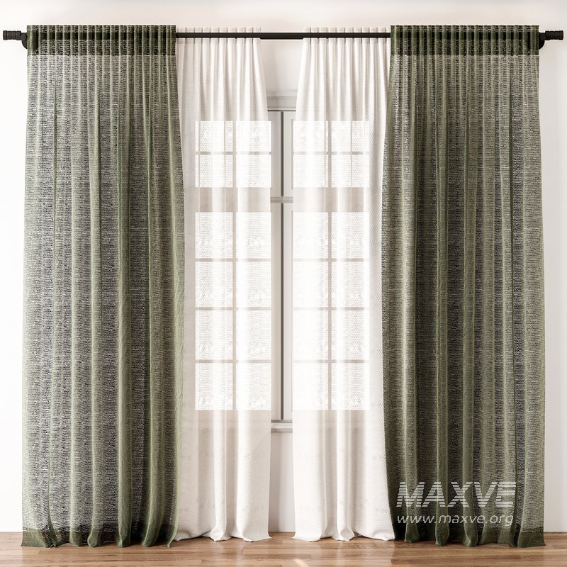 Curtain with tulle fabric 22 - Image 6