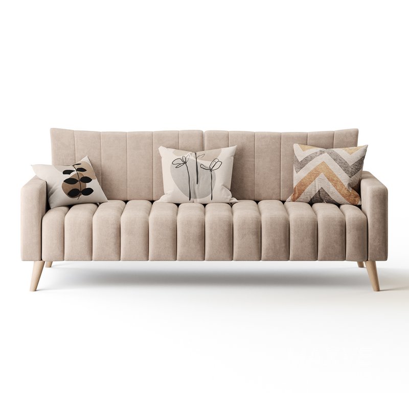 Sofa Markful Velvet Grey - Image 11