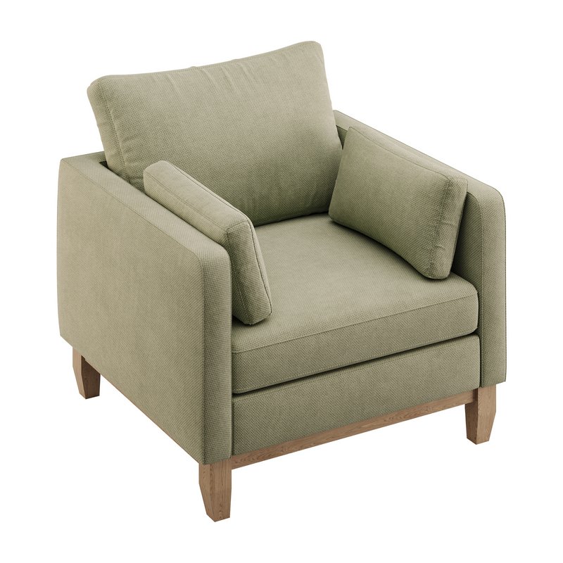 Modern Farmhouse Loose Pillow Armchair - Image 2