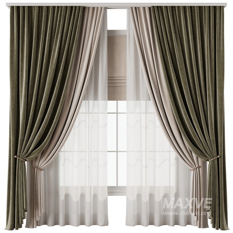 Curtain with tulle 38 - Image 2