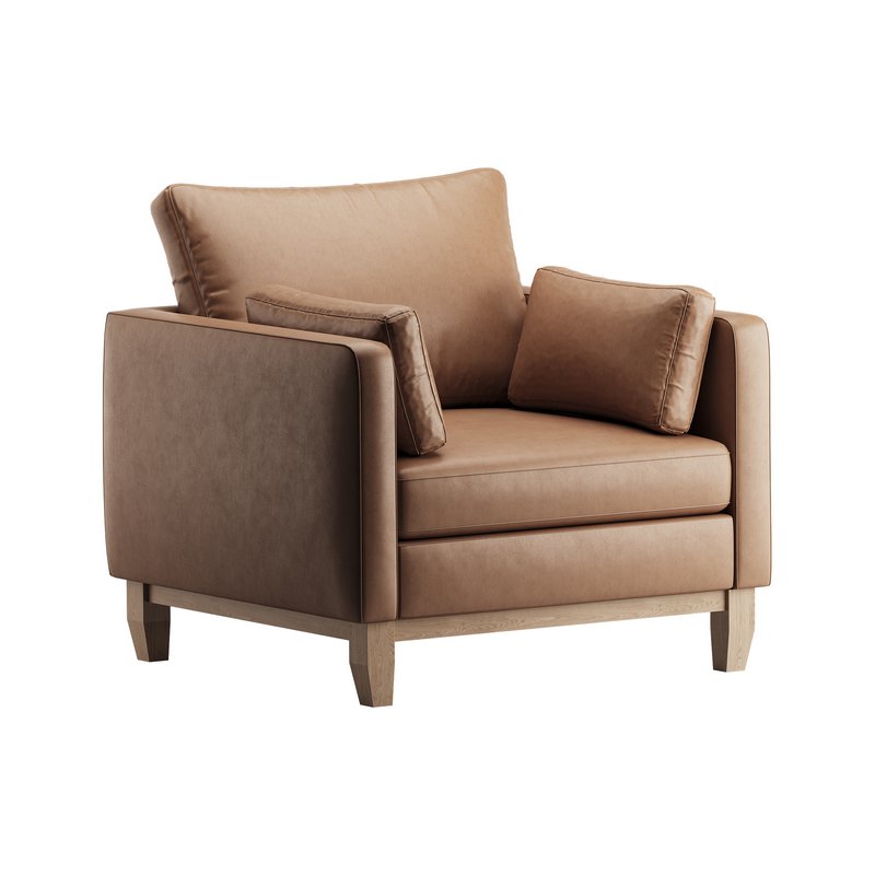 Modern Farmhouse Loose Pillow Armchair - Image 4