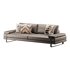 Full Grain Cow Leather Upholstered Sofa - Thumbnail 2