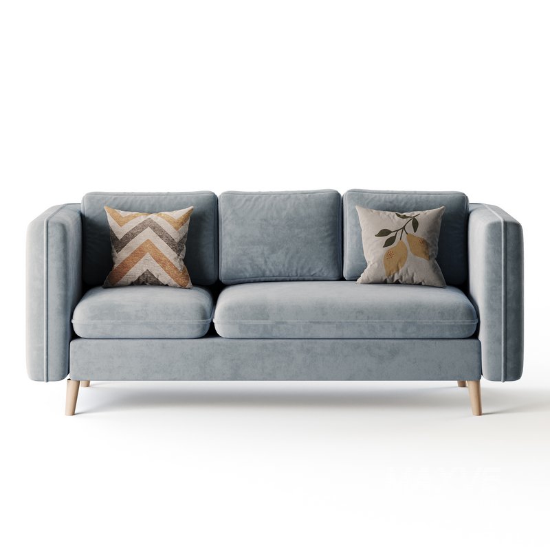 Sofa Couch with Ottoman - Image 13