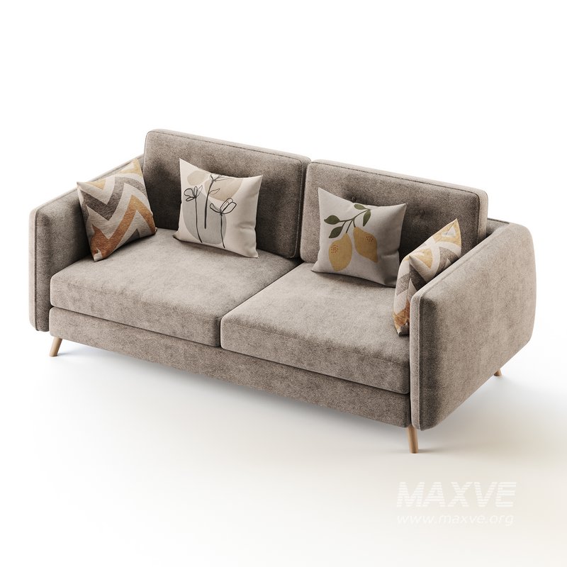 Contemporary Modern Grey 3-seater Sofa - Image 9