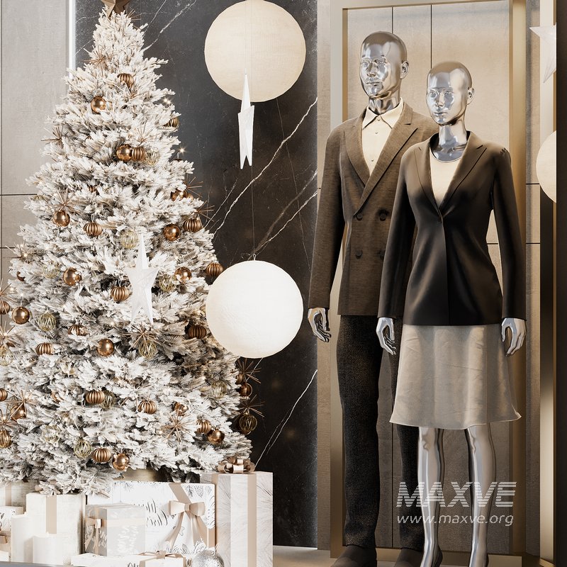 New Year showcase of the clothing shop 03 - Image 1